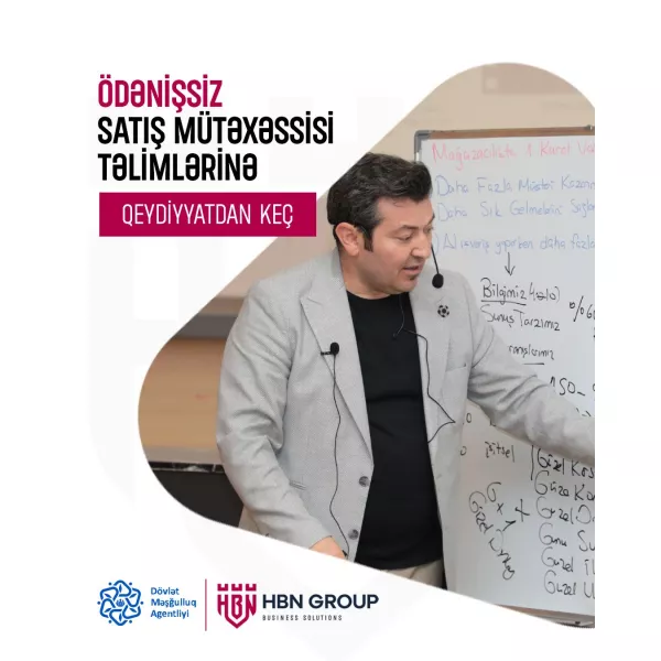 Ödənişsiz satış mütəxəssisi təlimi